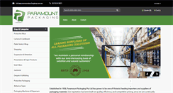 Desktop Screenshot of paramountpackaging.com.au